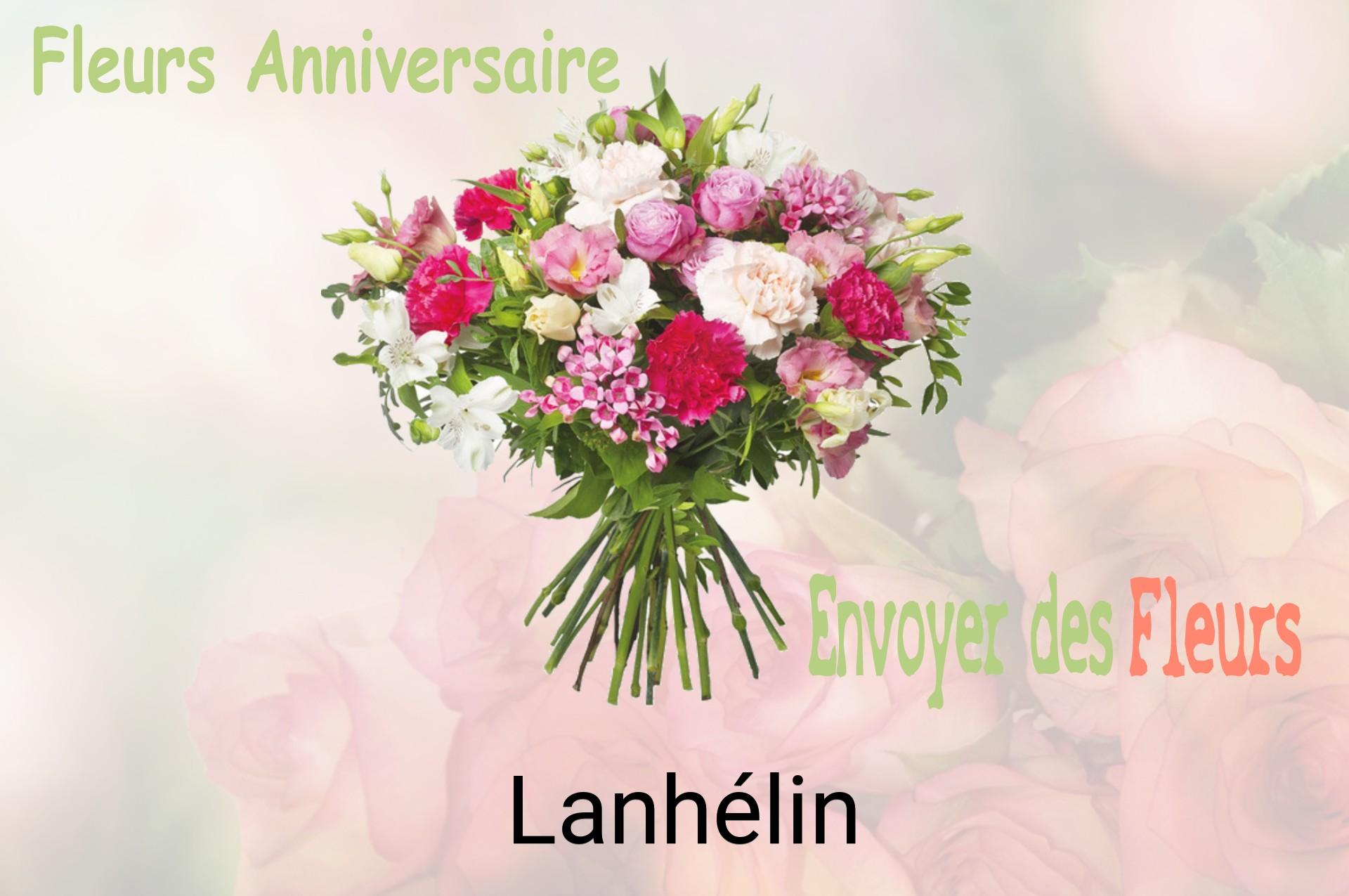 Bouquet de fleurs d’anniversaire livré à Lanhélin