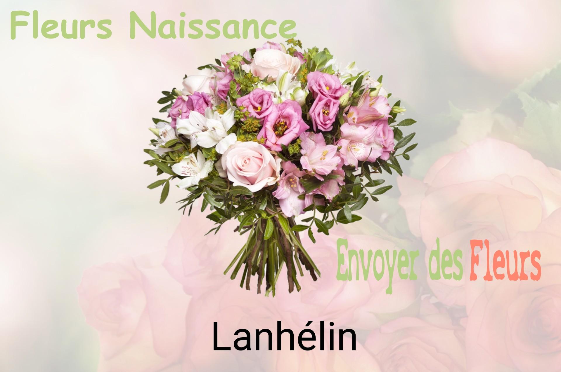 Bouquet de fleurs de naissance livré à Lanhélin
